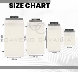 GAVENO CAVAILIA Miami Towel in Cream - Size: Bath Sheet - thumbnail 4