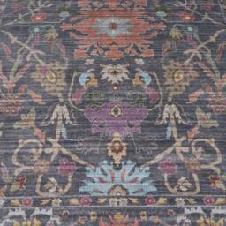Kukoon Navy Blue Distressed Soft Pile Living Room Area Rug Bedroom Floor Mat in Mid Blue - Size: 160 cm x 230 cm - thumbnail 9