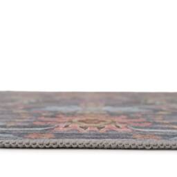 Kukoon Navy Blue Distressed Soft Pile Living Room Area Rug Bedroom Floor Mat in Mid Blue - Size: 160 cm x 230 cm - thumbnail 5