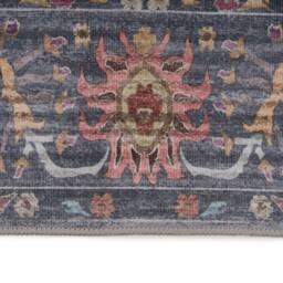 Kukoon Navy Blue Distressed Soft Pile Living Room Area Rug Bedroom Floor Mat in Mid Blue - Size: 160 cm x 230 cm - thumbnail 8