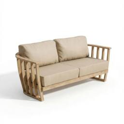 Royalcraft Lucca 5-Seater Wood Lounging Set With Coffee Table in Natural - thumbnail 3