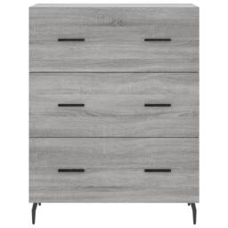Berkfield Home Highboard Grey Sonoma 69.5x34x180 cm Engineered Wood - thumbnail 8