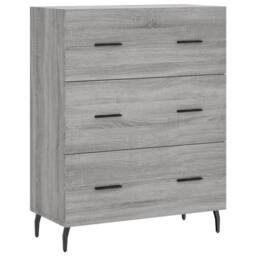 Berkfield Home Highboard Grey Sonoma 69.5x34x180 cm Engineered Wood - thumbnail 7