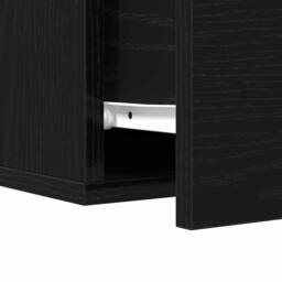 Berkfield Home Bedside Cabinets 2 pcs Wall-Mounted Black Oak 35x35x20 cm - Size: 35 x 35 x 20 cm - thumbnail 9