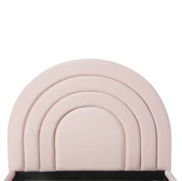 STILVORA Pink Velvet Storage Bed with Hydraulic Storage - Size: Single - thumbnail 9