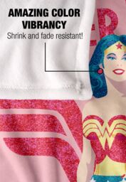 Warner Brothers Wonder Woman Officially Licensed Silky Touch Super Soft Throw Blanket 152 x 127 cm in White - thumbnail 4