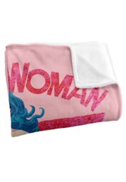 Warner Brothers Wonder Woman Officially Licensed Silky Touch Super Soft Throw Blanket 152 x 127 cm in White - thumbnail 3