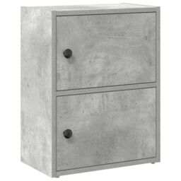 Berkfield Home Bookcase Concrete Grey 40x24x52 cm Engineered Wood - Size: 40 x 24 x 52 cm - thumbnail 2