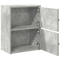 Berkfield Home Bookcase Concrete Grey 40x24x52 cm Engineered Wood - Size: 40 x 24 x 52 cm - thumbnail 5