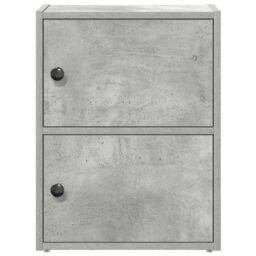 Berkfield Home Bookcase Concrete Grey 40x24x52 cm Engineered Wood - Size: 40 x 24 x 52 cm - thumbnail 4