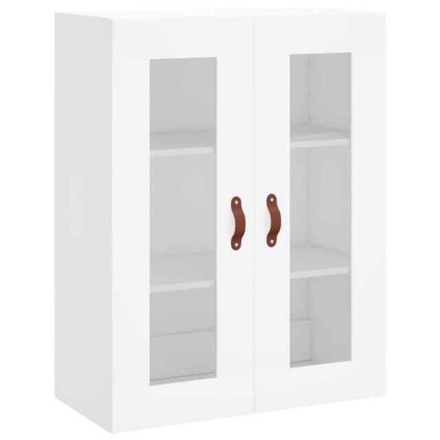 Berkfield Home Wall Mounted Cabinet White 69.5x34x90 cm - image 1