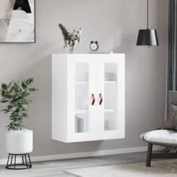 Berkfield Home Wall Mounted Cabinet White 69.5x34x90 cm - thumbnail 3