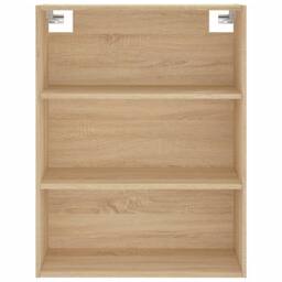 Berkfield Home Highboard Sonoma Oak 69.5x34x180 cm Engineered Wood in Light Tan - thumbnail 6