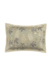 Sanderson 'Chestnut Tree' Cotton Duvet Cover Set in Grey - Size: Single - thumbnail 4