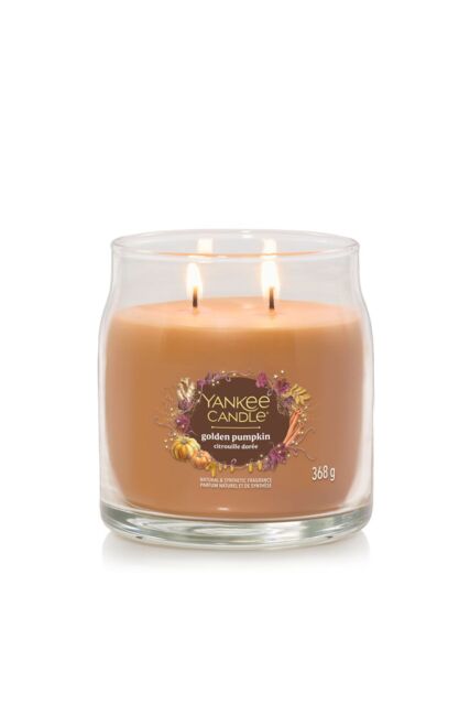 Yankee Candle Women's Signature Medium Jar Golden Pumpkin - image 1