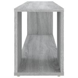 Berkfield Home TV Cabinet Grey Sonoma 100x24x32 cm Engineered Wood - Size: 100 x 24 x 32 cm - thumbnail 6