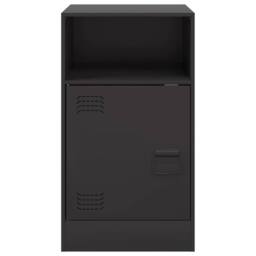 Berkfield Home Bedside Cabinets 2pcs Black 34.5x39x62 cm Steel - thumbnail 5