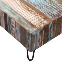 Berkfield Home Beautiful Coffee Table Solid Reclaimed Wood 100x50x38 cm - Size: 100 x 50 x 38 cm - thumbnail 9