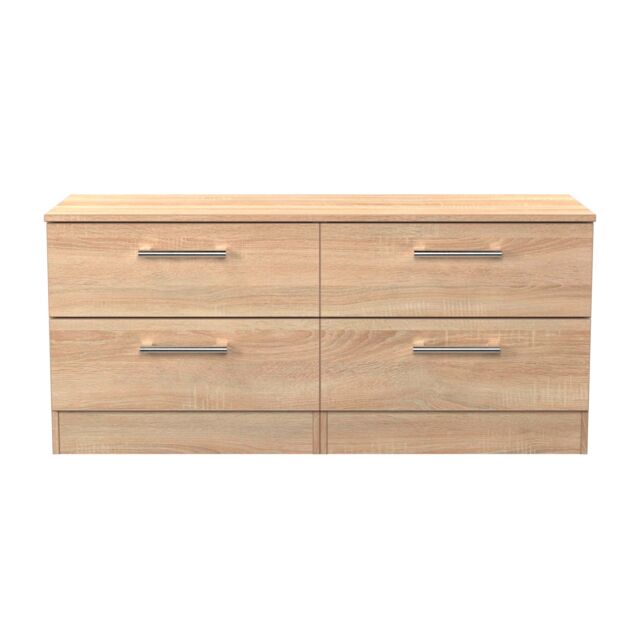 Ready Assembled 2 U Cornwall 4 Drawer Bed Box (Ready Assembled) in Light Oak - image 1