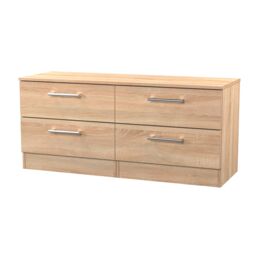 Ready Assembled 2 U Cornwall 4 Drawer Bed Box (Ready Assembled) in Light Oak - thumbnail 2