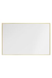 "MirrorOutlet Gold Aluminium Edged Wall Mirror 47"" X 31"" (120 X 80CM) - Size: 1 Pack" - thumbnail 4