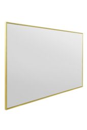 "MirrorOutlet Gold Aluminium Edged Wall Mirror 47"" X 31"" (120 X 80CM) - Size: 1 Pack" - thumbnail 5