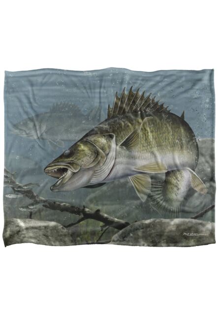 Wild Wings Feeding Frounds 2 Silky Touch Super Soft Throw Blanket 152 X 127 cm in White - image 1