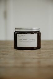 Imvelo Candle Co 3 Wick Candle - Oud Wood + Vanilla in Amber - thumbnail 1