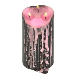 Something Different Vampire Tears Pillar Candle in Pink - Size: Large - thumbnail 2