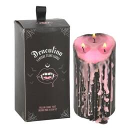 Something Different Vampire Tears Pillar Candle in Pink - Size: Large - thumbnail 3
