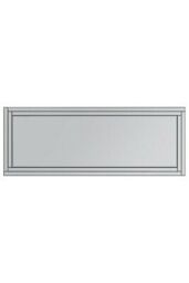 MirrorOutlet Luxford All Glass Bevel Cheval Dress Mirror 5ft7 x 1ft11 170cm x 58cm in Silver - Size: 1 Pack - thumbnail 6