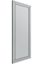 MirrorOutlet Luxford All Glass Bevel Cheval Dress Mirror 5ft7 x 1ft11 170cm x 58cm in Silver - Size: 1 Pack - thumbnail 5