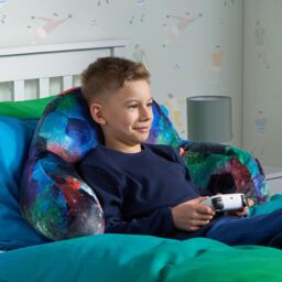 OHS Football Gaming Cushion Cuddle Neon Reading Chair Bed Pillow Arms in Black - thumbnail 2