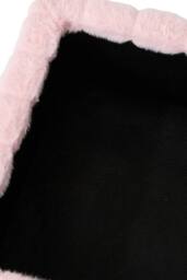 Living and Home Modern Upholstered Storage Ottoman Vanity Stool in Pink - thumbnail 8