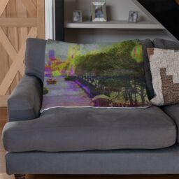 Benjamin Tate Design London Bridge View Blanket in Natural - Size: 120 cm x 150 cm - thumbnail 2