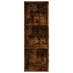 Berkfield Home Bookcase Smoked Oak 40x30x114 cm Engineered Wood in Brown - Size: 40 x 30 x 114 cm - thumbnail 4