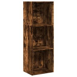 Berkfield Home Bookcase Smoked Oak 40x30x114 cm Engineered Wood in Brown - Size: 40 x 30 x 114 cm - thumbnail 2