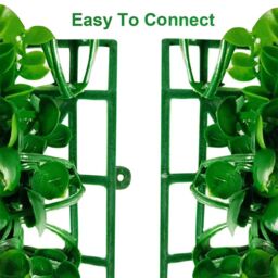 SPETLEK 60x40cm Artificial Plant Wall Mat Fence Greenery Panel Decor in Green - Size: 60x40 cm - thumbnail 5