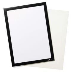 Durable Duraframe Grip Fabric Adhesive Magnetic Signage Frame - A4 - Black - Size: 1 Pack - thumbnail 1