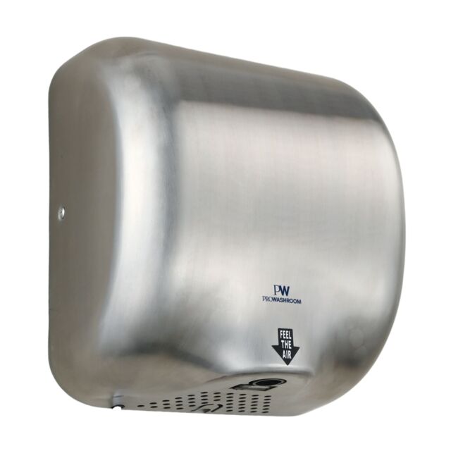 MYLEK Pro Washroom Bathroom Hand Dryer 1300w Stainless in Silver - image 1