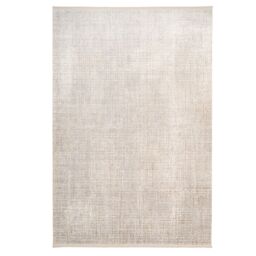 Kukoon Grey Striped Distressed Living Room Area Rug Bedroom Floor Runner Mat in Beige - Size: 200 cm x 290 cm - thumbnail 3