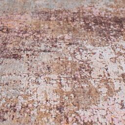 Kukoon Washable Runner Rug Beige Metallic Long Hallway Carpet Mat 60cm x 240cm in Light Pink - Size: 60 cm x 240 cm - thumbnail 5
