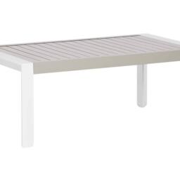 Wyld and Coco Taupe Aluminium Outdoor Coffee Table 120 x 170 cm in Beige - thumbnail 2