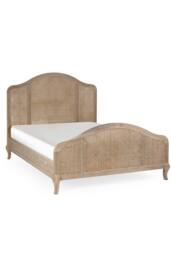 Julian Bowen Fleur Rattan Headboard Bed in Natural - Size: Double - thumbnail 2