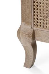 Julian Bowen Fleur Rattan Headboard Bed in Natural - Size: Double - thumbnail 6