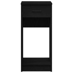 Berkfield Home Durable Computer Tower Stand with Drawer Black 35x45x77 cm - Size: 35 x 45 x 77 cm - thumbnail 5