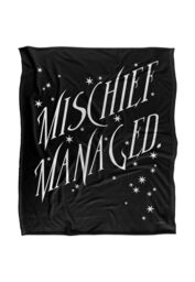 Harry Potter Mischief Managed 4 Officially Licensed Silky Touch Super Soft Throw Blanket 152x127 cm in White - thumbnail 1
