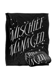 Harry Potter Mischief Managed 4 Officially Licensed Silky Touch Super Soft Throw Blanket 152x127 cm in White - thumbnail 2