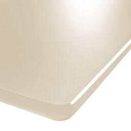 sweeek Dining table with tempered glass top, sandblasted finish, seats 8 in Cream - thumbnail 6