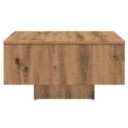 Berkfield Home Coffee Table Artisan Oak 60x60x31.5 cm Engineered Wood in Brown - thumbnail 5